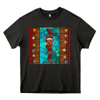 Asphalt nana highland cow Christmas Heavy Core Tee - BarkalooDesign