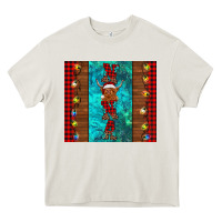 Cream nana highland cow Christmas Heavy Core Tee - BarkalooDesign