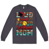 Smoke loud and proud softball mom Long Sleeve Tee - RanaPortraitStore
