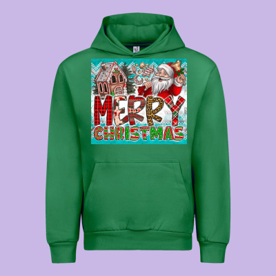 Merry Christmas Urban Hoodie Designed By Cowhidedigitalart
