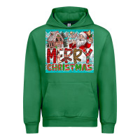 Emerald merry Christmas Urban Hoodie - CowhideDigitalArt
