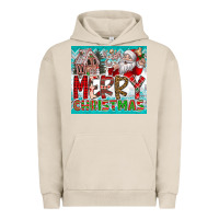 Pigment French Oak merry Christmas Urban Hoodie - CowhideDigitalArt