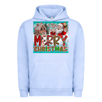 Pigment Grape Ice merry Christmas Urban Hoodie - CowhideDigitalArt