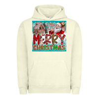 Pigment Pistachio merry Christmas Urban Hoodie - CowhideDigitalArt