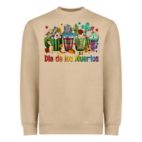 Mexican Dia De Los Muertos Coffee Cups Heavyweight Sweatshirt | Teevron
