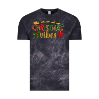 Cloud Black christmas vibes Vintage Tee - BundleAndBundleShop
