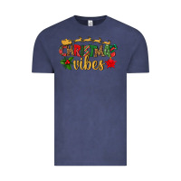 Vintage Denim christmas vibes Vintage Tee - BundleAndBundleShop