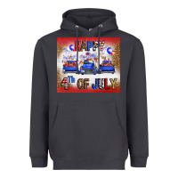 Smoke Western Happy Fourth Of July Heavyweight Hoodie - FaDigitalArtStudio