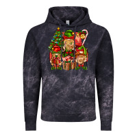 Cloud Black Christmas Elf Truck Vintage Hoodie - BundleAndBundleShop