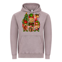 Vintage Zinc Christmas Elf Truck Vintage Hoodie - BundleAndBundleShop