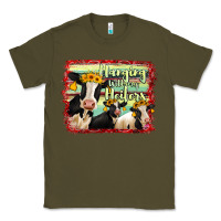 Army Green Hanging With My Heifers Holstein Cows Classic Tee - RanaPortraitStore