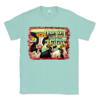Hanging With My Heifers Holstein Cows Classic Tee | Teevron