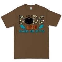 Cacao dads with beards are better Premium Tee - JahusDesignShop