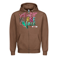 Chestnut resting nurse face Zipper Hoodie - CowGirlArtShop