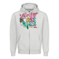 Dove Grey resting nurse face Zipper Hoodie - CowGirlArtShop