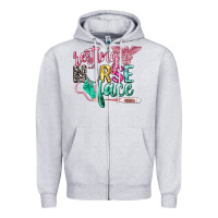 Heather Grey resting nurse face Zipper Hoodie - CowGirlArtShop