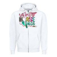 White resting nurse face Zipper Hoodie - CowGirlArtShop