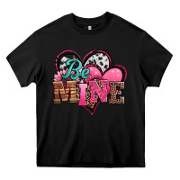 Black valentines day western hearts be mine Heavy Core Tee - Jasminsmagicworld