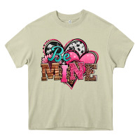 Valentines Day Western Hearts Be Mine Heavy Core Tee | Teevron