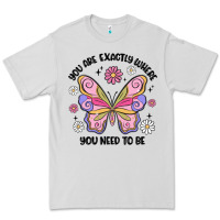 Dove Grey you are exactly where you need to be Premium Tee - MaliasSmallBusiness