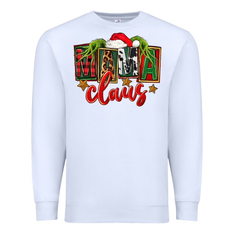 Christmas Mama Claus Mother's Day Premium Sweatshirt by FaDigitalArtStudio | Teevron