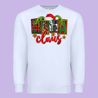 Christmas Mama Claus Mother's Day Premium Sweatshirt Designed By Fadigitalartstudio