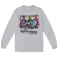 Moon Dust I Want Hippopotamus For Christmas Long Sleeve Tee - Bettercallsaul