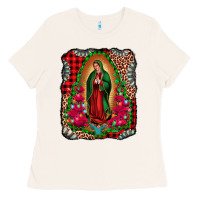 Bone our lady of guadalupe christmas Ladies Tee - Jasminsmagicworld