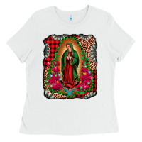 Our Lady Of Guadalupe Christmas Ladies Tee | Teevron
