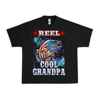 Black reel cool grandpa american flag bass Urban Heavy Tee - LillyAllenDesigns
