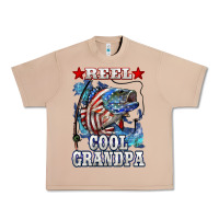 Burro reel cool grandpa american flag bass Urban Heavy Tee - LillyAllenDesigns