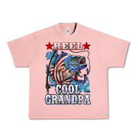 Salmon reel cool grandpa american flag bass Urban Heavy Tee - LillyAllenDesigns