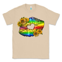 Mushroom Lgbtq Pride Rainbow Lips Classic Tee - BundleAndBundleShop
