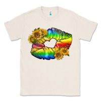 Natural Lgbtq Pride Rainbow Lips Classic Tee - BundleAndBundleShop