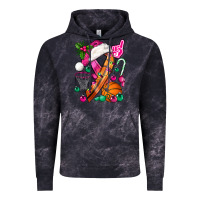 Cloud Black Pink Christmas Breast Cancer Ribbon Basketball Vintage Hoodie - BundleAndBundleShop