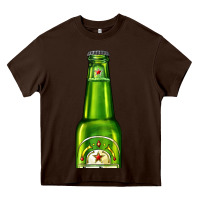 Chocolate Brown green beer Heavy Core Tee - AdoDesignShop
