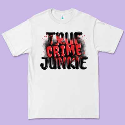 True Crime Junkie Premium Tee Designed By Maliassmallbusiness