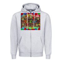 Heather Grey Be kind Zipper Hoodie - CowGirlArtShop