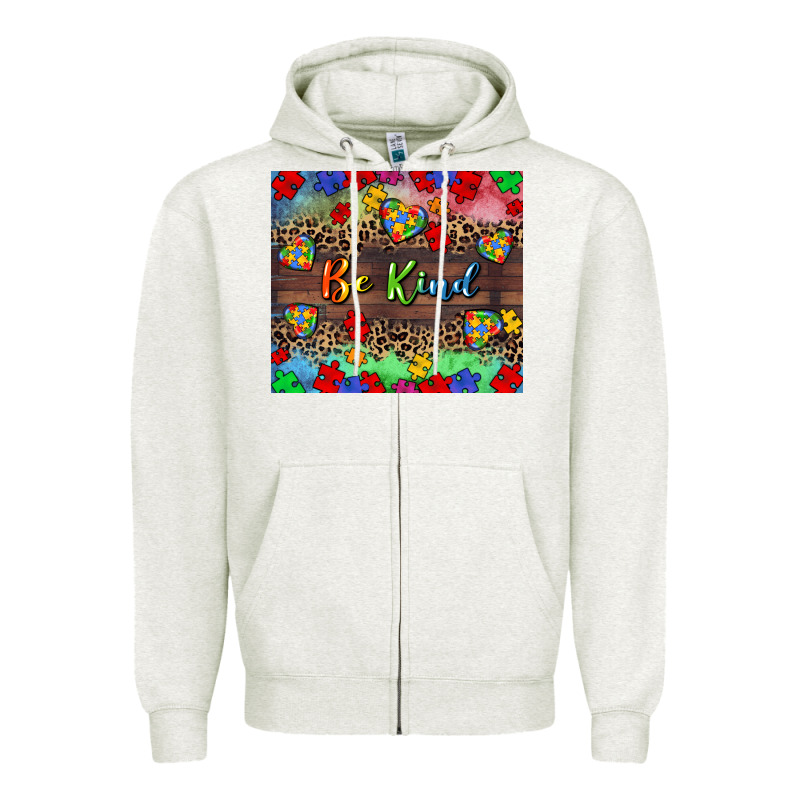 Be Kind Zipper Hoodie by CowGirlArtShop | Teevron