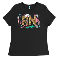 Black Western Registered Nurse Ladies Tee - LillyAllenDesigns
