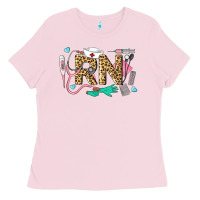 Bubblegum Pink Western Registered Nurse Ladies Tee - LillyAllenDesigns