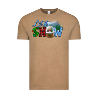 Vintage Coffee let it snow Vintage Tee - BundleAndBundleShop