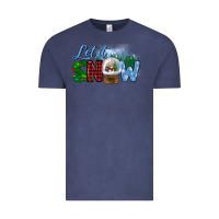 Vintage Denim let it snow Vintage Tee - BundleAndBundleShop