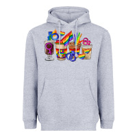 Heather Grey lgbt coffee cups Heavyweight Hoodie - FaDigitalArtStudio