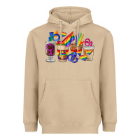 Mushroom lgbt coffee cups Heavyweight Hoodie - FaDigitalArtStudio