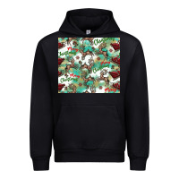 Black christmas magic pattern Urban Hoodie - CowhideDigitalArt