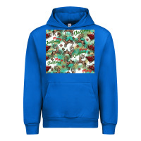 Cobalt christmas magic pattern Urban Hoodie - CowhideDigitalArt