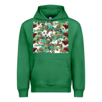 Emerald christmas magic pattern Urban Hoodie - CowhideDigitalArt