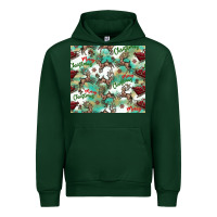Forest Green christmas magic pattern Urban Hoodie - CowhideDigitalArt