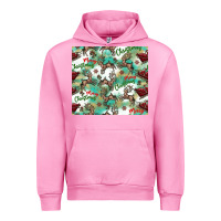 Fuchsia Pink christmas magic pattern Urban Hoodie - CowhideDigitalArt
